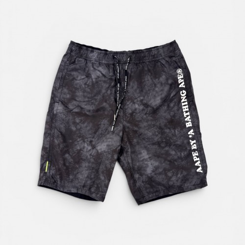 A Bathing Ape BAPE Μαύρη Tie-Dye Streetwear Βερμούδα